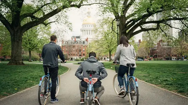 Biking Boston: Esplanade, Emerald Necklace and e-bikes to Cambridge